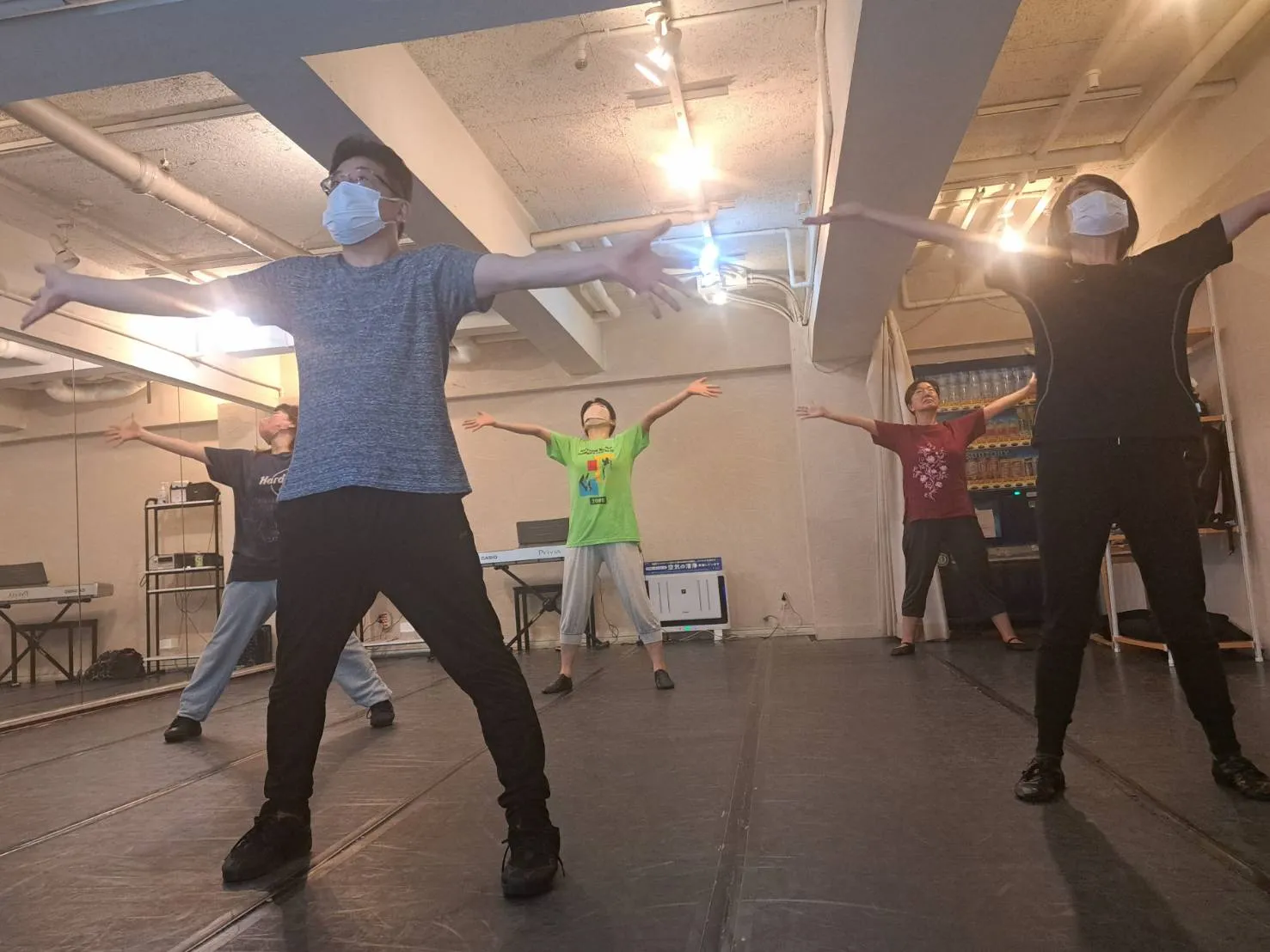 入門クラスのレッスン風景